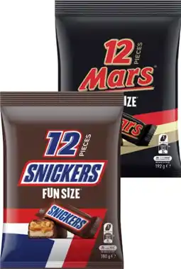 IGA Mars, M&M’s or Skittles Fun Size Pack 132‑192g Selected Varieties offer