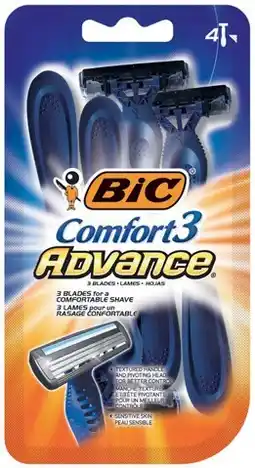 IGA BIC Comfort 3 Advance Shavers 4 Pack offer