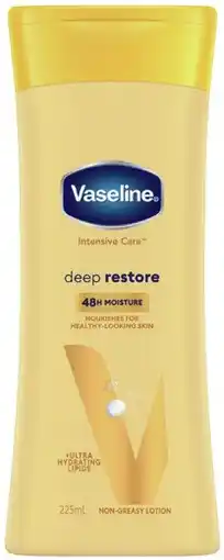 IGA Vaseline Intensive Care Body Lotion 225mL Selected Varieties offer