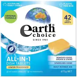 IGA Earth Choice All in 1 Dish Tablets 42 Pack offer