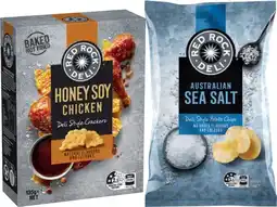 IGA Red Rock Deli Chips 150‑165g, Crackers 130‑135g or Crostini 115g Selected Varieties offer