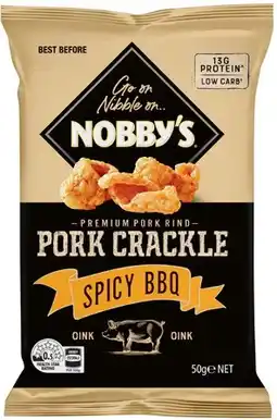 IGA Nobby’s Pork Crackle 50g Selected Varieties offer