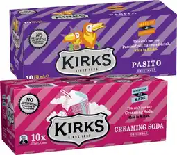 IGA Kirks 10x375mL Selected Varieties offer