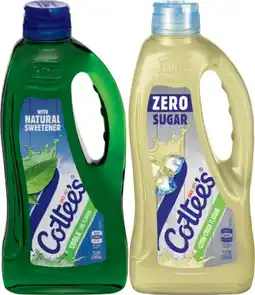 IGA Cottee’s Cordial 1 Litre Selected Varieties offer