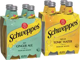 IGA Schweppes Mixers 4x300mL Selected Varieties offer