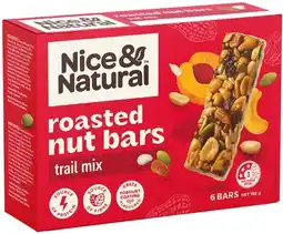 IGA Nice & Natural Nut Bars 6 Pack Selected Varieties offer