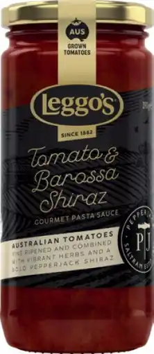 IGA Leggo’s Gourmet Pasta Sauce 390g Selected Varieties offer