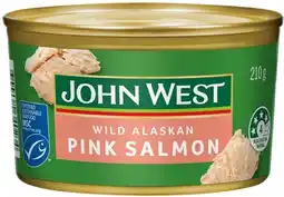 IGA John West Wild Alaskan Pink Salmon 210g offer