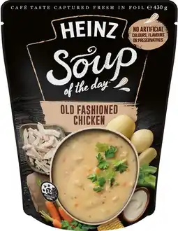 IGA Heinz Soup Of The Day 430g or Eat Well Soup 380g Selected Varieties offer