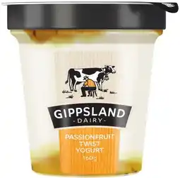 IGA Gippsland Dairy Yogurt 160g Selected Varieties offer