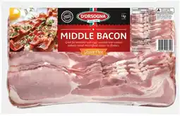 IGA D’Orsogna Premium Middle Bacon 1kg offer