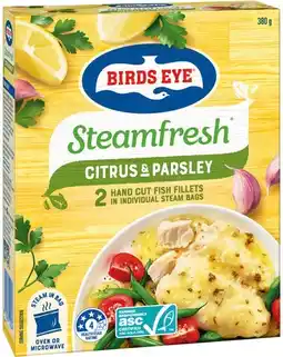 IGA Birds Eye SteamFresh Fish Fillets 380g Selected Varieties offer