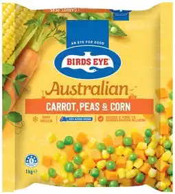 IGA Birds Eye Snap Frozen Vegetables 1kg Selected Varieties offer