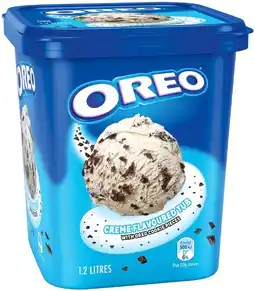 IGA Oreo or Nestlé Milo Ice Cream 1.2 Litre offer