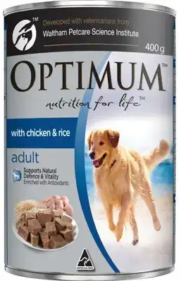 IGA Optimum Wet Dog Food 400g Selected Varieties offer