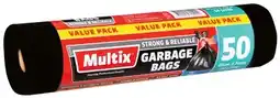 IGA Multix 56 Litre Extra Wide Garbage Bags 50 Pack offer