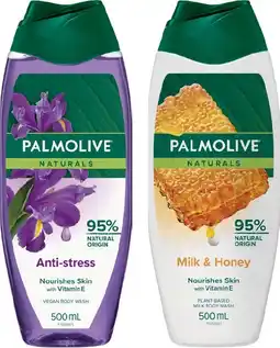 IGA Palmolive Naturals and Gold Body Wash 450‑500mL Selected Varieties offer