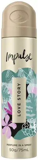 IGA Impulse Body Spray 75mL Selected Varieties offer