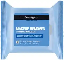 IGA Neutrogena Makeup Remover Cleansing Towelettes 25 Pack Selected Varieties offer
