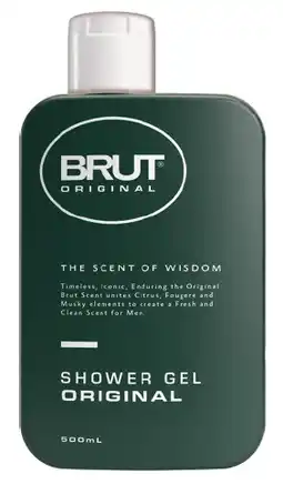 IGA Brut Original Shower Gel 500mL offer