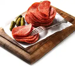 IGA Salami Sliced or Shaved Selected Varieties offer