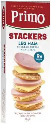 IGA Primo Stackers or Trios 45‑57g Selected Varieties offer