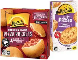 IGA McCain Pizza Pockets or Singles 400g Selected Varieties offer