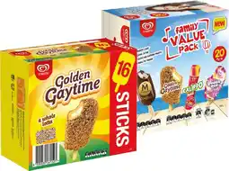 IGA Streets Family 20 Value Pack, Golden Gaytime Ice Cream Sticks 16 Pack or Streets Icy Treats 26 Pack offer