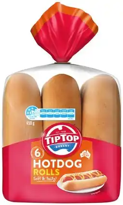 IGA Tip Top Rolls 6 Pack Selected Varieties offer