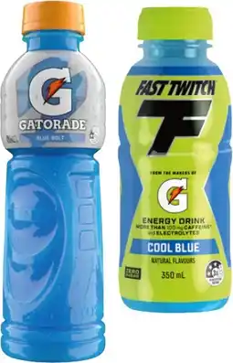IGA Gatorade or 600mL or Fast Twitch 350mL Selected Varieties offer
