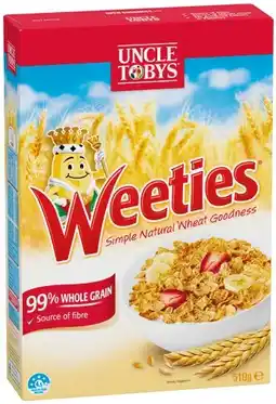 IGA Uncle Toby’s Vita Weeties 510g offer