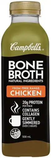 IGA Campbell’s Bone Broth 500mL Selected Varieties offer