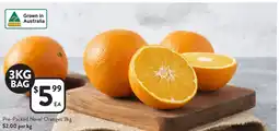 Foodworks Pre-Packed Navel Oranges offer