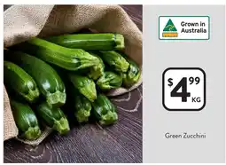 Foodworks Green Zucchini offer