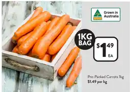Foodworks Pre-Packed Carrots offer