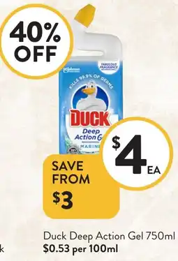 Foodworks Duck Deep Action Gel offer