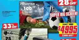 The Good Guys 100" U6QAU PRO 4K QLED Smart TV 2025 offer