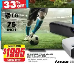 The Good Guys 75" QNED86A EVO A.I. Mini-LED UHD 4K Smart TV 2025 offer