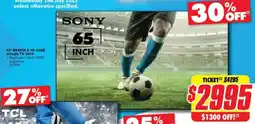 The Good Guys SONY 65" BRAVIA 8 4K OLED Google TV 2024 offer