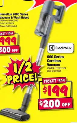 JB Hi-Fi Electrolux 600 Series Cordless Vacuum offer