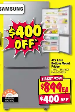 JB Hi-Fi SAMSUNG 427 Litre Bottom Mount Fridge offer