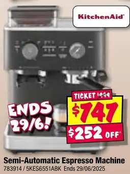 JB Hi-Fi Semi-Automatic Espresso Machine La Specialista Touch Manual Coffee Machine offer
