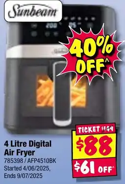 JB Hi-Fi 4 Litre Digital Air Fryer offer