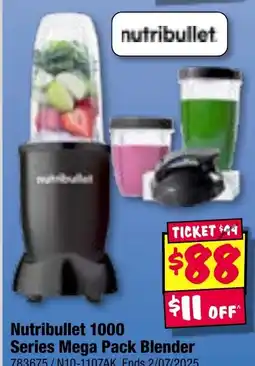 JB Hi-Fi Nutribullet 1000 Series Mega Pack Blender offer