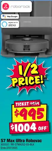 JB Hi-Fi S7 Max Ultra Robovac offer