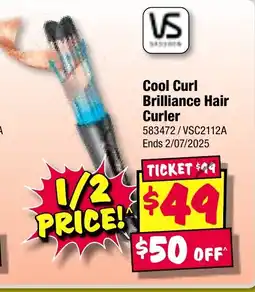 JB Hi-Fi Cool Curl Brilliance Hair Curler offer