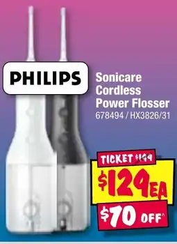 JB Hi-Fi PHILIPS Sonicare Cordless Power Flosser offer