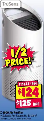JB Hi-Fi TruSens Z-1000 Air Purifier offer