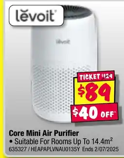JB Hi-Fi Core Mini Air Purifier offer