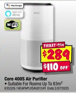 JB Hi-Fi Core 400S Air Purifier offer